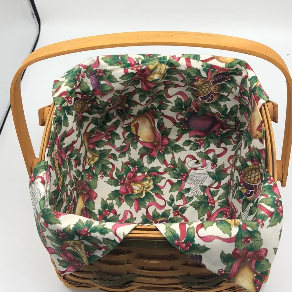 Longaberger 2000 Christmas Collection Deck The Halls Basket Century Celebration